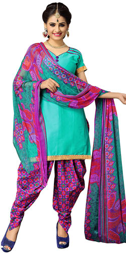Charming Colour Co-Ordinated Printed Cotton Suredael Suit Charming Colour Co-Ordinated Printed Cotton Suredael Suit