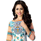 Trendsetting Women Printed Cotton Multicolour Suit by Suredael Trendsetting Women Printed Cotton Multicolour Suit by Suredael