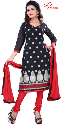 Remarkable Women’s Black Cotton Printed Salwar Remarkable Women’s Black Cotton Printed Salwar