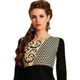 Magnificent Women’s Black Cotton Printed Suit Magnificent Women’s Black Cotton Printed Suit