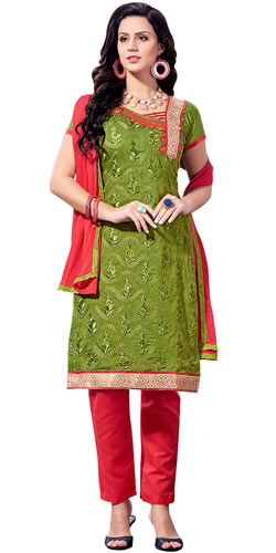 Mind-Blowing Chanderi Printed Salwar Suit Mind-Blowing Chanderi Printed Salwar Suit