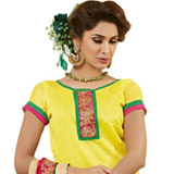 Peachy Embellishment Chanderi Dress Material Peachy Embellishment Chanderi Dress Material