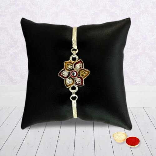 Exclusive Silver Plated Rakhi Exclusive Silver Plated Rakhi