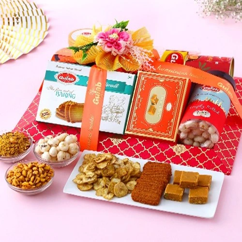 Enticing Savories with Mithai Gift Box