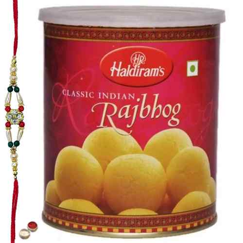 Special Rakhi Treat From <font color=#FF0000>Haldiram</font> 1 Kg. Raj Bhog with Free wonderful Rakhi, Roli ,Tilak and Chawal Special Rakhi Treat From <font color=#FF0000>Haldiram</font> 1 Kg. Raj Bhog with Free wonderful Rakhi, Roli ,Tilak and Chawal