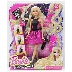 Gorgeous Barbie Blonde Endless Curls Hair Doll Gorgeous Barbie Blonde Endless Curls Hair Doll