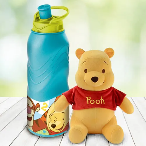 Marvelous Disney Winnie The Pooh Tumbler N Teddy Combo