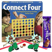Connect 4 – A Classic game for All Ages with 2 Ben 10 Rakhi and Roli Tilak Chawal Connect 4 – A Classic game for All Ages with 2 Ben 10 Rakhi and Roli Tilak Chawal