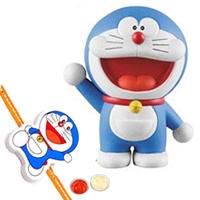 Outstanding Selection of Doremon N Suneo Action Figure for Little Ones with Doremon Rakhi and Roli Tilak Chawal Outstanding Selection of Doremon N Suneo Action Figure for Little Ones with Doremon Rakhi and Roli Tilak Chawal