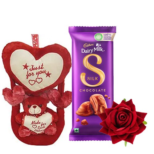 Romantic Rose Teddy Combo Romantic Rose Teddy Combo