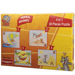 Blithesome Funskool Tom and Jerry 4 in 1 Puzzle Blithesome Funskool Tom and Jerry 4 in 1 Puzzle