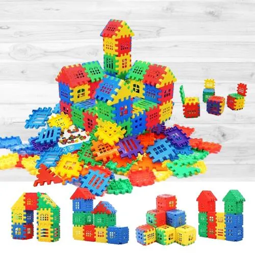 Wonderful House Building Blocks Set