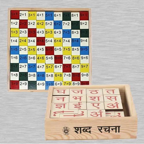 Exciting Multiplication Table N Hindi Shabd Rachna Learning Toy for Kids