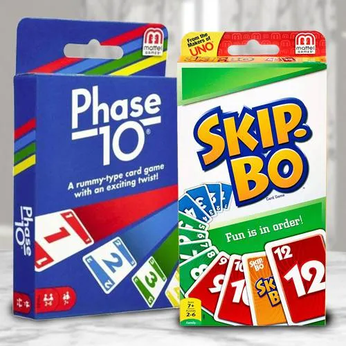 Remarkable Mattel Skip Bo N Phase 10 Card Game