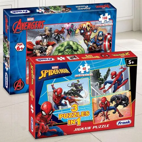 Amazing Frank Marvel Spider-Man N Marvel Avengers Puzzle Set