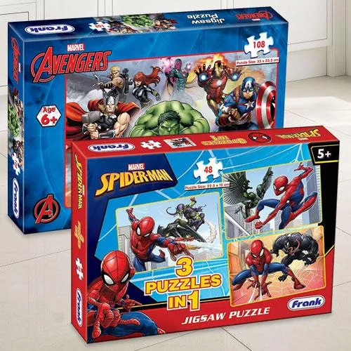 Amazing Frank Marvel Spider-Man N Marvel Avengers Puzzle Set Amazing Frank Marvel Spider-Man N Marvel Avengers Puzzle Set