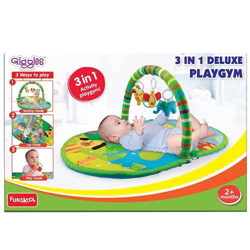 Zesty Funskool Giggles 3 In 1 Deluxe Playgym