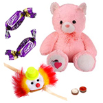 Big Teddy Bear with Free Kids Rakhi and Chocolates Big Teddy Bear with Free Kids Rakhi and Chocolates