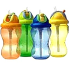 Silicone Straw Sipper-no spill (Green) 420ml Silicone Straw Sipper-no spill (Green) 420ml