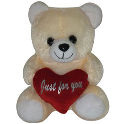 Just For You Teddy With Heart (8 Inches) Just For You Teddy With Heart (8 Inches)