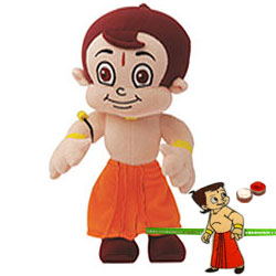 Wonderful Chota Bheem Soft Toy with Choota Bheem Rakhi and Roli Tilak Chawal Wonderful Chota Bheem Soft Toy with Choota Bheem Rakhi and Roli Tilak Chawal