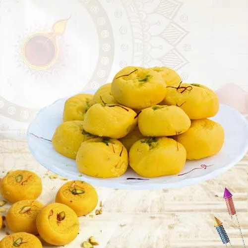 Tasty Kesaria Peda for Pooja