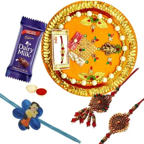 Breathtaking Rakhi Thali Combo Breathtaking Rakhi Thali Combo