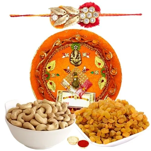 Imperial Rakhi Thali Assemblage Imperial Rakhi Thali Assemblage