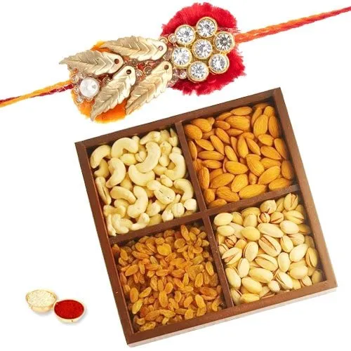 Sweet Salubrious Rakhi Gift Pack