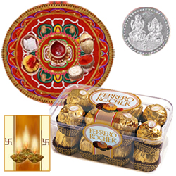 Thali with Ferrero Rocher Chocolate Thali with Ferrero Rocher Chocolate