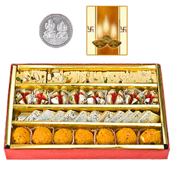 Assorted Sweets with Silver Plated Coin Assorted Sweets with Silver Plated Coin