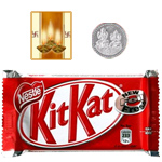 Kitkat Chocolate Bar ( 57 Gms.) with free Siver Plated Coin and Diwali Card. Kitkat Chocolate Bar ( 57 Gms.) with free Siver Plated Coin and Diwali Card.