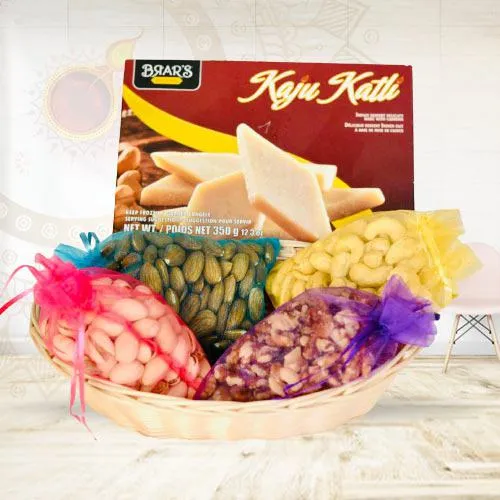 Remarkable Kaju Katli with Mixed Dry Fruits<br>