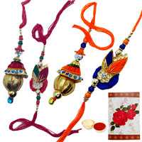 2 Bhaiya Bhabhi Rakhi with Roli Tika<br /><font color=#0000FF>Free Delivery in USA</font> 2 Bhaiya Bhabhi Rakhi with Roli Tika<br /><font color=#0000FF>Free Delivery in USA</font>