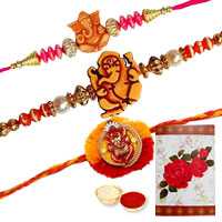 3 Auspicious Ganesh Rakhi ( Non Tracking )<br><font color=#0000FF>Free Delivery in USA</font> 3 Auspicious Ganesh Rakhi ( Non Tracking )<br><font color=#0000FF>Free Delivery in USA</font>