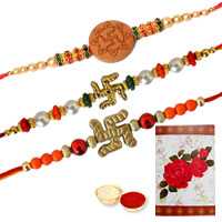 3 Propitious Swastik Rakhi ( Non Tracking )<br><font color=#0000FF>Free Delivery in USA</font> 3 Propitious Swastik Rakhi ( Non Tracking )<br><font color=#0000FF>Free Delivery in USA</font>