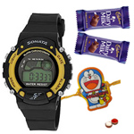 Sporty Sonata Watch for Smart Kids with Free 1 Kids Rakhi with Chocolates and Roli Tilak Chawal Sporty Sonata Watch for Smart Kids with Free 1 Kids Rakhi with Chocolates and Roli Tilak Chawal