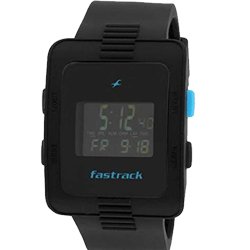 Charismatic Fastrack Black Watch for Gents<br> Charismatic Fastrack Black Watch for Gents<br>