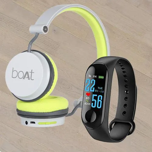 Outstanding Smart Watch N Boat On-Ear Headphone