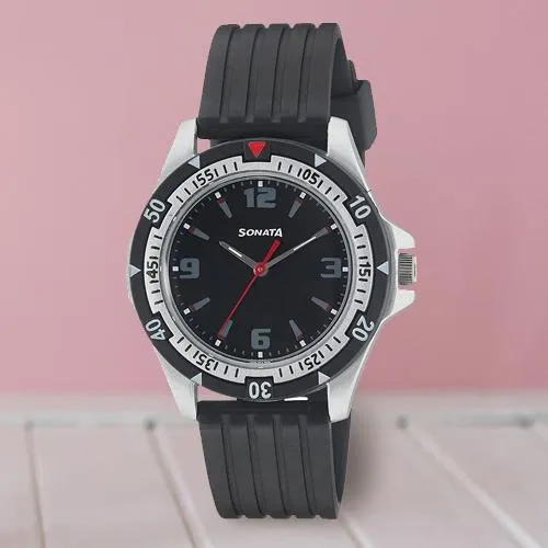 Outstanding Sonata Analog Mens Watch Outstanding Sonata Analog Mens Watch