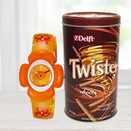Remarkable Zoop Analog Watch N Delfi Twister Chocolate Wafer Remarkable Zoop Analog Watch N Delfi Twister Chocolate Wafer