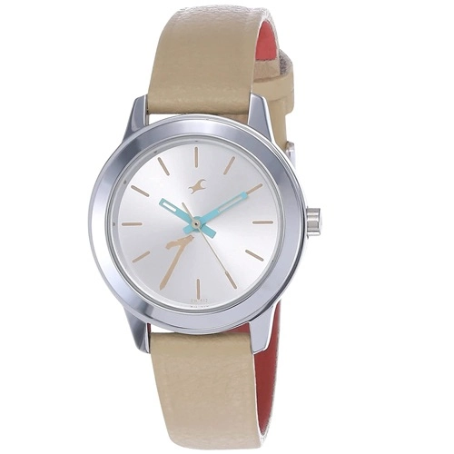 Trendsetting Fastrack Tropical Waters White Dial Ladies Watch