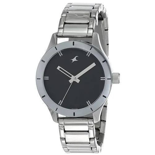 Marvelous Fastrack Monochrome Black Dial Womens Analog Watch