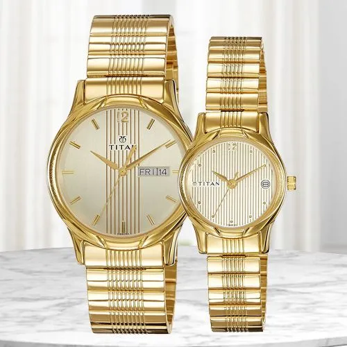 Marvelous Titan Bandhan Analog Couple Watch Marvelous Titan Bandhan Analog Couple Watch