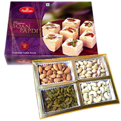 Soan Papri with Assorted Dry Fruits Soan Papri with Assorted Dry Fruits