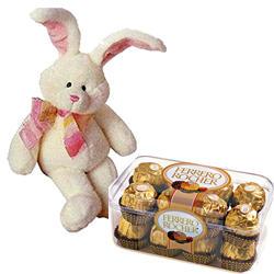 8 Bunny with 100 Gms. Handmade Chocolates 8 Bunny with 100 Gms. Handmade Chocolates