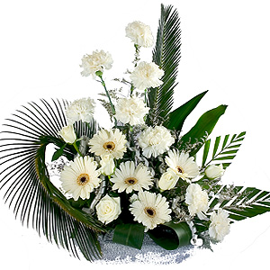 Delicate Bouquet of 2 Dozen White Blooms Delicate Bouquet of 2 Dozen White Blooms