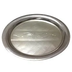 Silver Plated Thali for Puja
