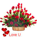 51 Red Roses Arrangement...